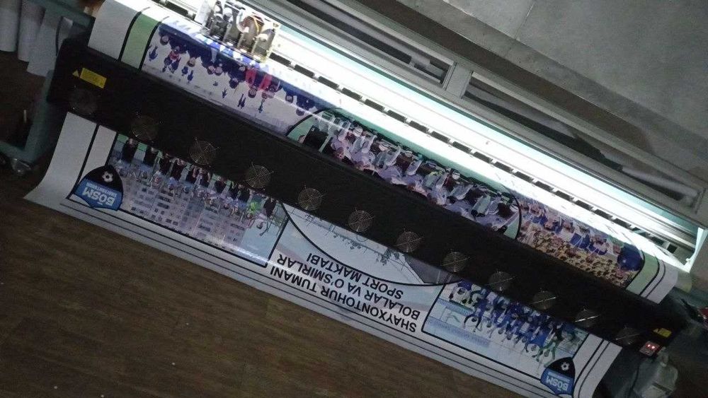 Печать баннеров по Ташкенту оракал сетка тоже