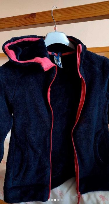 Polar iarnă fete Decathlon 12-13 ani bleumarin