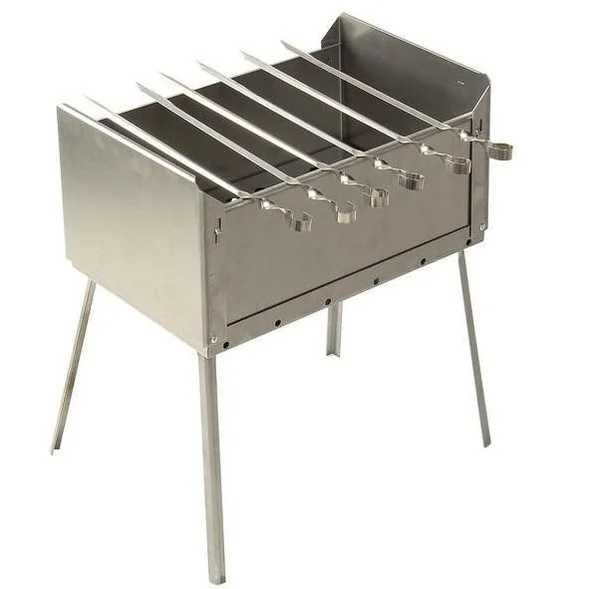 Мангал с шампурами для шашлыков. Чемодан- дипломат