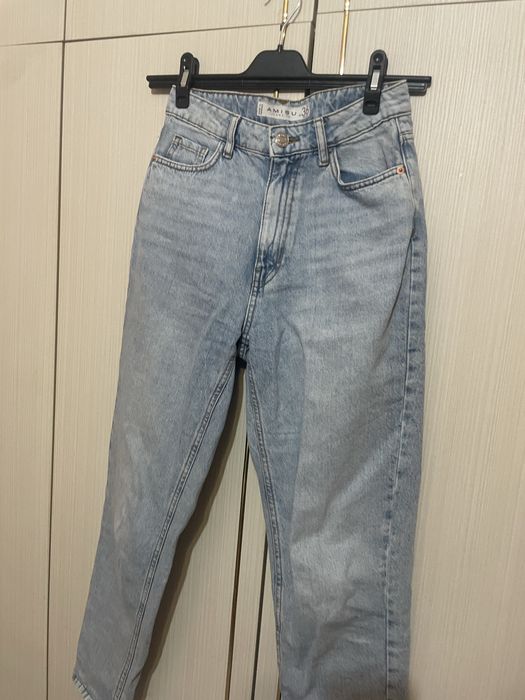 Сини дамски дънки