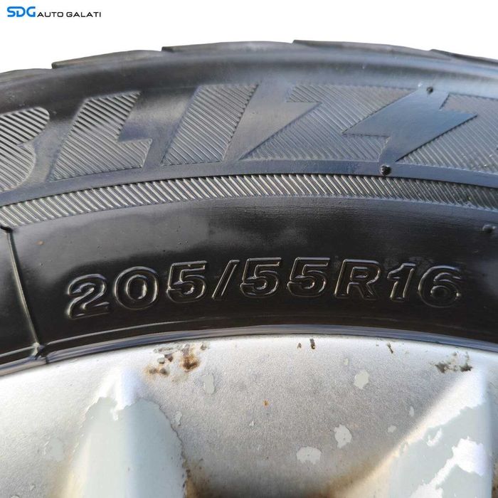 Set Jante Janta Roata Roti 205 55 R16 6.0JX16H2-41 Fiat 500 2007 - 2016 [JNT0006]