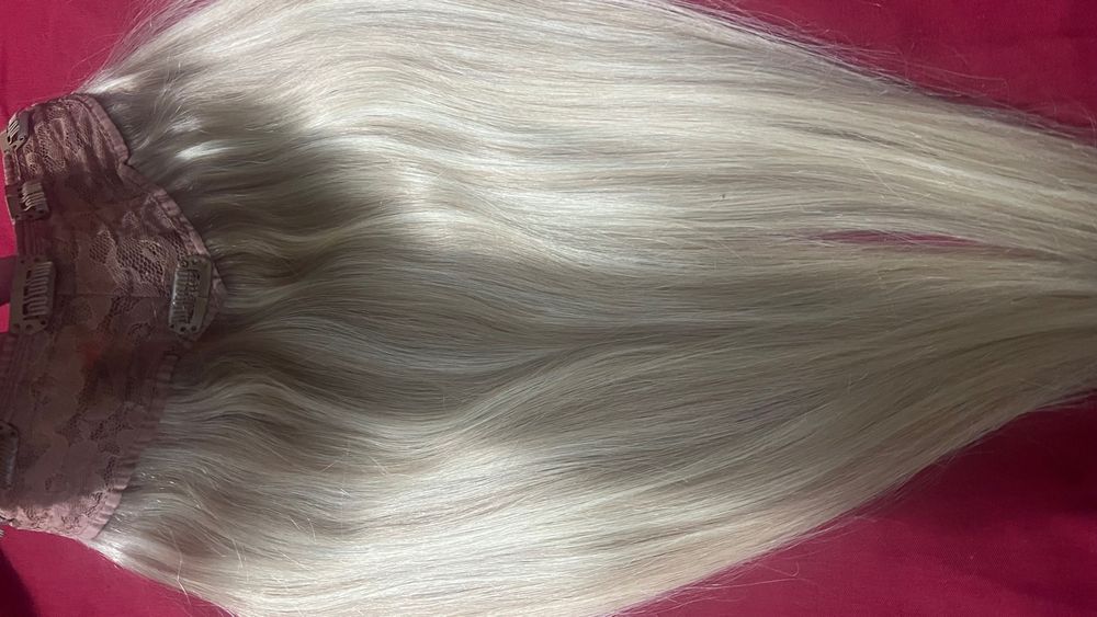 Extensii naturale de LUX Blond șuvițat