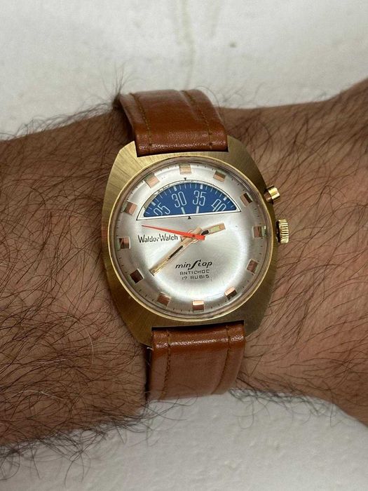 CEAS WALDOR Watch MinStop - Cronometru - Mecanic - "Parking Meter"- Vintage - RAR !