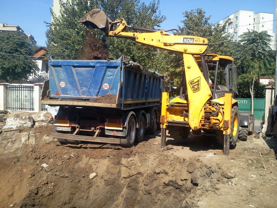 Excavatii, sapaturi, fundatii case, sant canalizare, utilaje sapat
