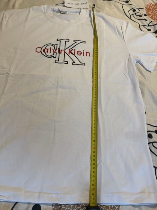 Pachet 2 Tricouri Noi cu Etichetă - Balenciaga (Negru) & Calvin Klein (Alb)