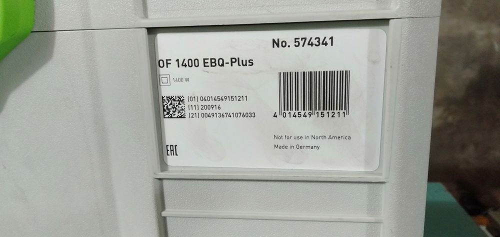 Продам новый фрезер Festool OF 1400 EBQ-plus