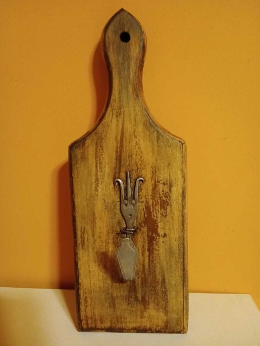 дървена арт закачалка Прованс