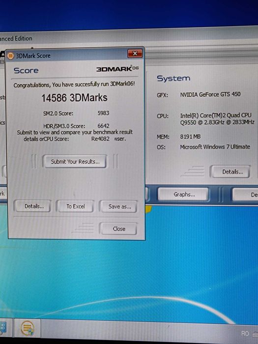 Kit PC Retro-Gaming MSI P7N SLI/Intel Q9550/8 Gb DDR2/ Nvidia N450 GTS