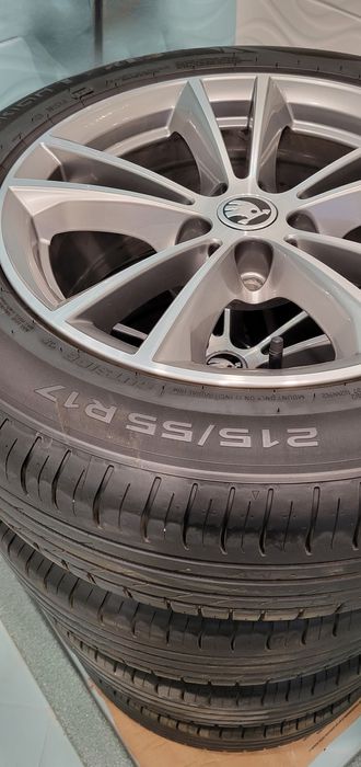 ОРИГИНАЛНИ  VW и BMW Джанти 17" 5х112 ET27, 7.5J и летни гуми 215/50/1