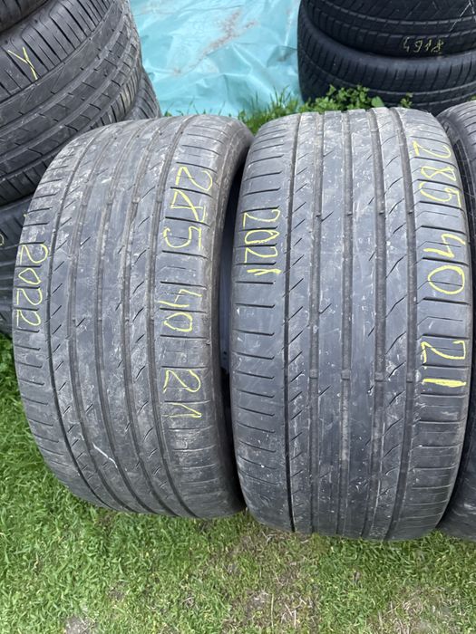 285/40/21 Set 4 buc CONTINENTAL dot 2022.anv Vară.impecabile