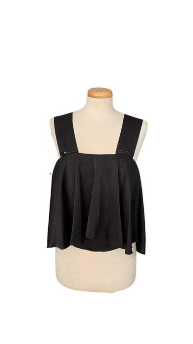 Top negru cu bretele