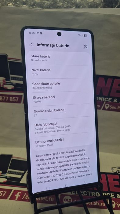 Samsung Galaxy Z Flip 7 512GB – 27 cicluri încărcare