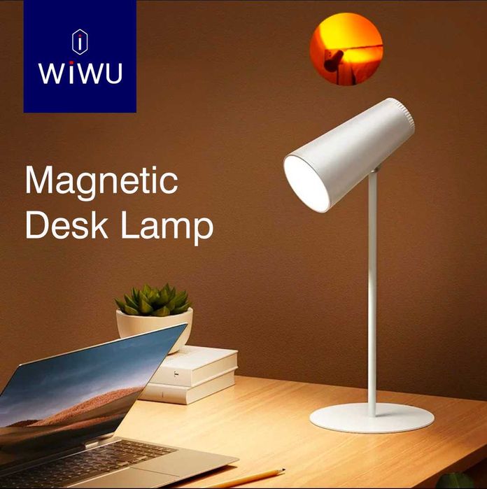 WiWU Wi-D8 Многофункциональная Магнитная Настольная Лампа 4 в 1 Lamp
