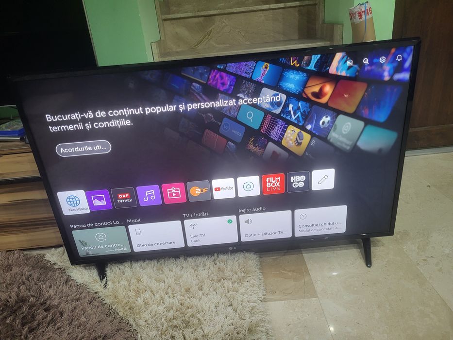 Televizor 4k smart Lg 43inch 108cm