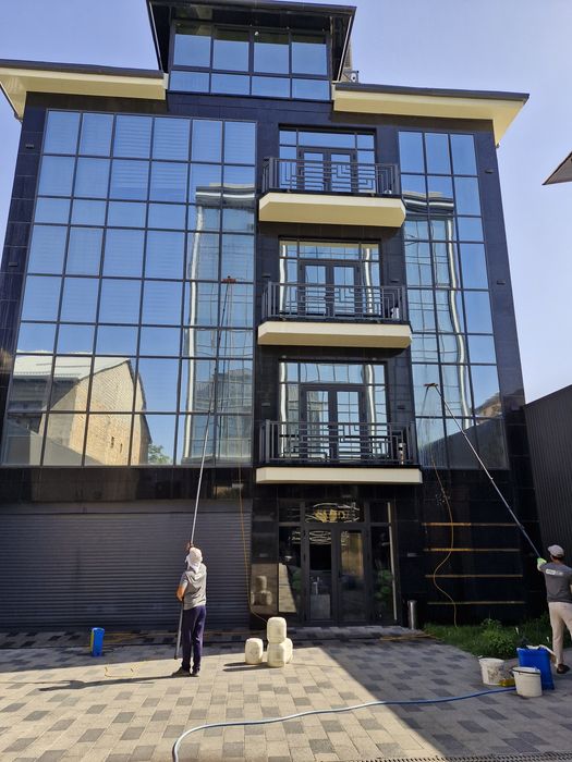 Профессиональная Мойка фасадов