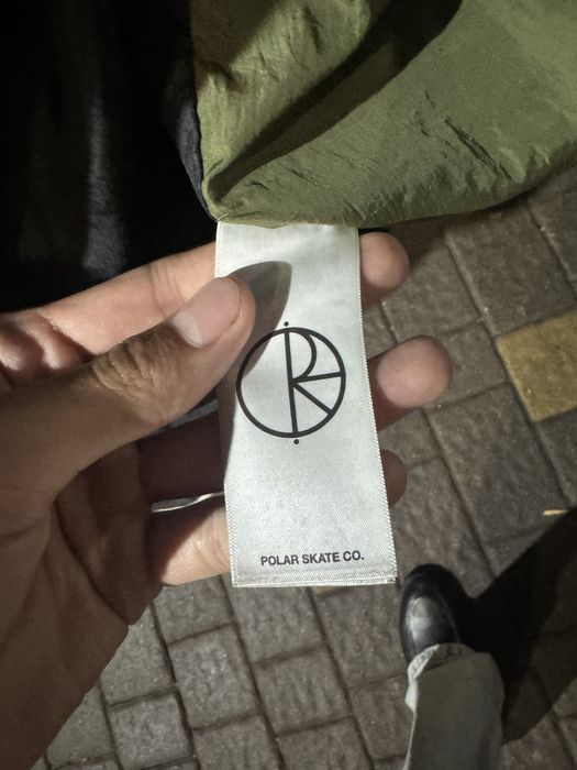 polar пуховик army green