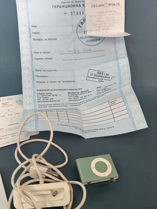 Айпод , Apple Ipod shuffle 2gb , mode A1204