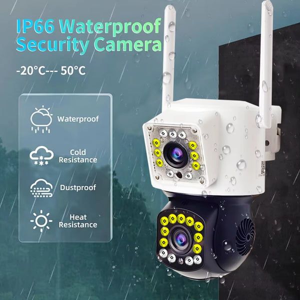 Wi-Fi/PTZ двойна камера за наблюдение Full HD / SMK026 /