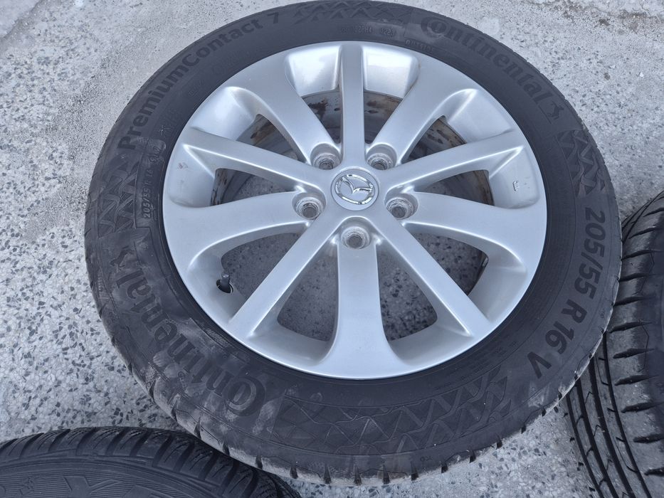 5х114.3/16 с гуми Мазда Рено Дачия 5x114,3/16 Mazda Kia Toyota  Honda
