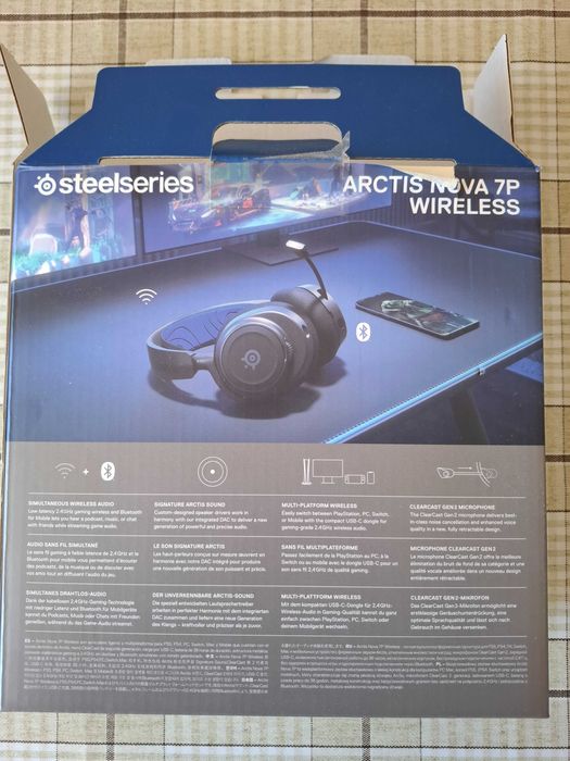 Гейминг слушалки SteelSeries - Arctis Nova 7P