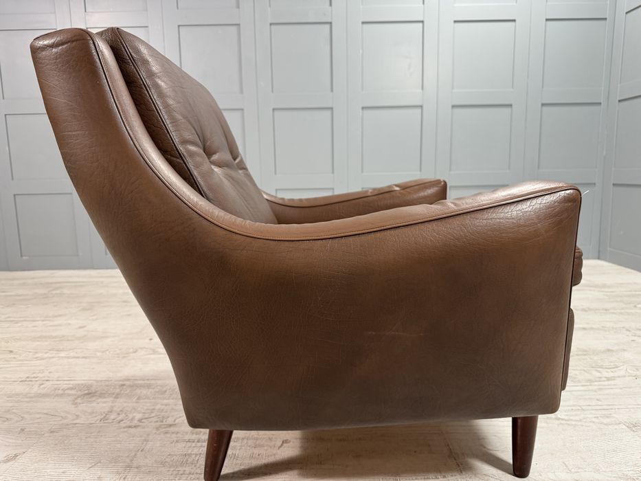 Кожено датско кресло от Georg Thams от 70-те Д1122