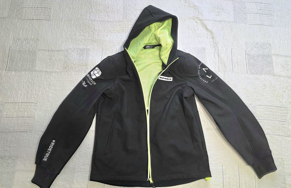 Мото Яке spidi hoodie armor evo fluo