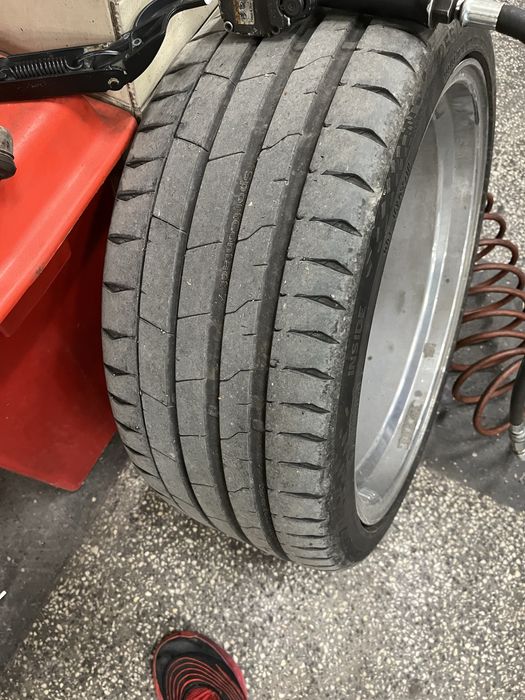 Джанти хром 20 цола 5x112/120 с много добри гуми continental 255 35 20