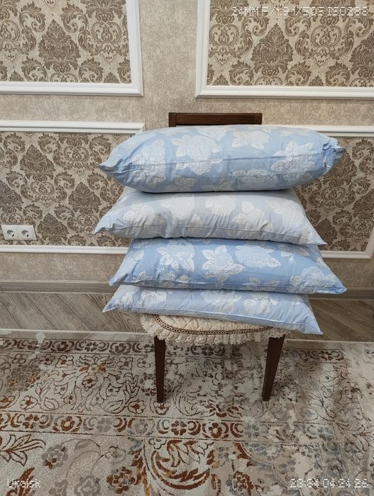 Подушки пухово-перьевые 50×70 см, евро