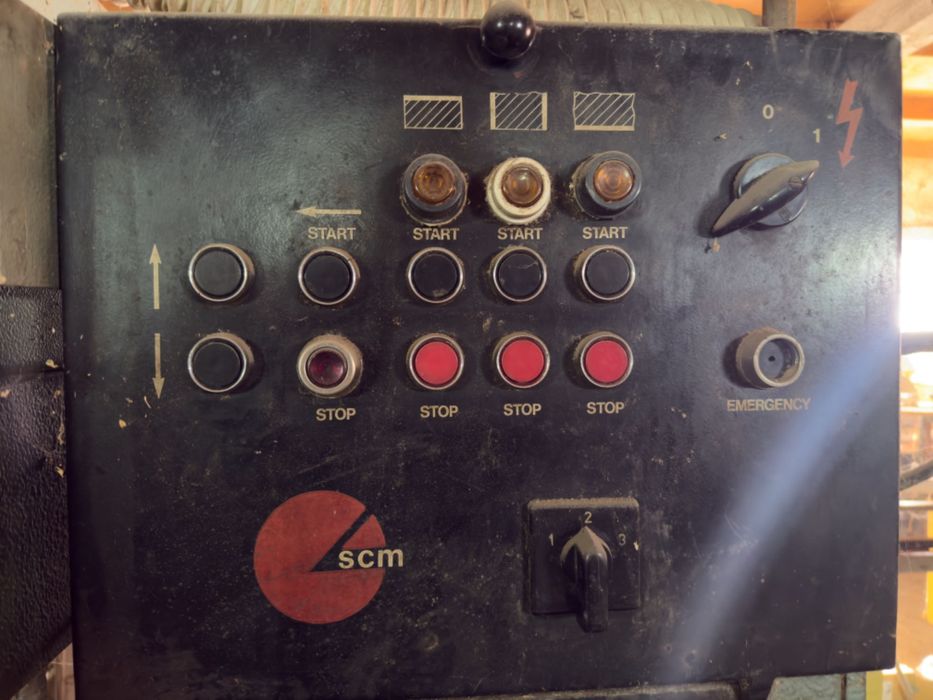 Mașină de rindeluit / profilat SCM P75 – 4 capete – funcțională