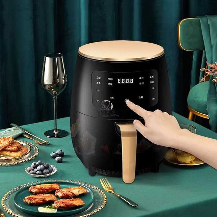 *Нов Еър фрайър Silver Crest S18 8 и 6 литра Air Fryer 2400W фритюрник