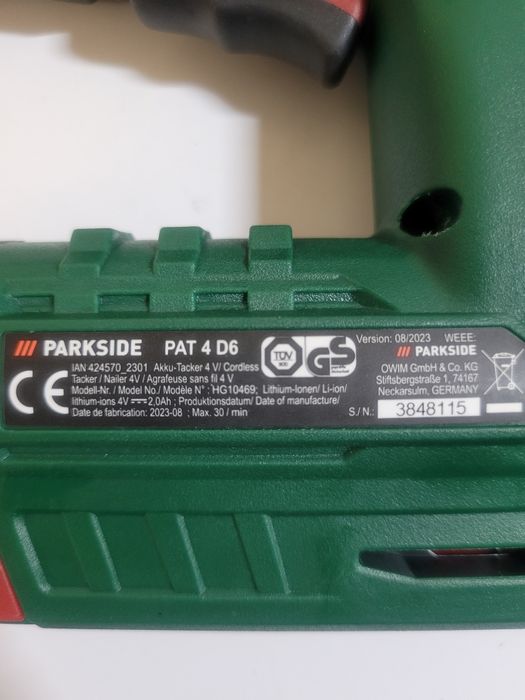 Такер Parkside PAT 4 D6
