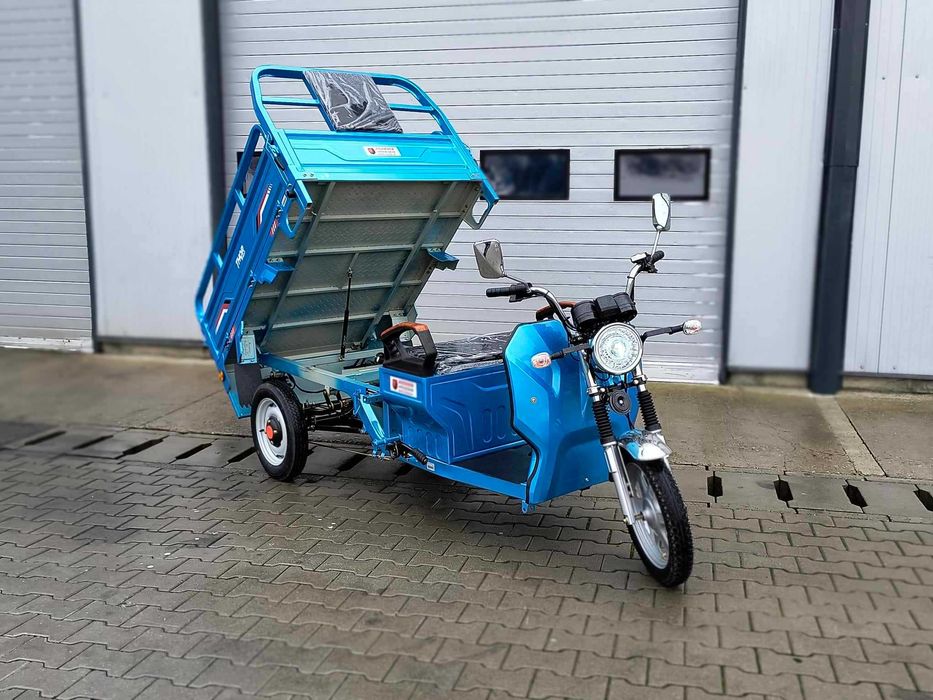Triciclu electric fara permis Thor Star nou 1200W cu bena Agramix