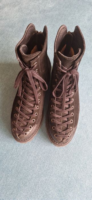 Botine negre piele