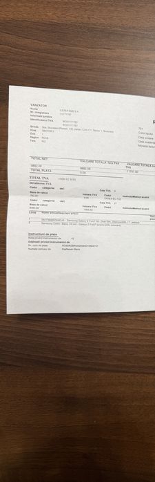 Samsung Galaxy Z Fold 7 1 TB 16 GB jetblack,factura garantie