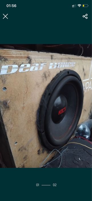 Сабвуфер kicx с усилком