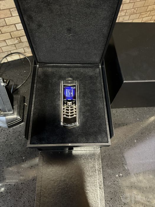 Vertu Sugnature S Diamond crocodile, полный комплект