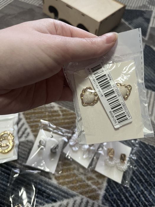 Продам новые серьги/браслет