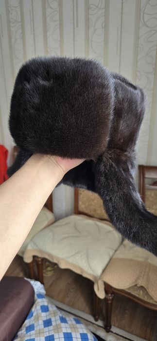 Шапка ушанка мужская