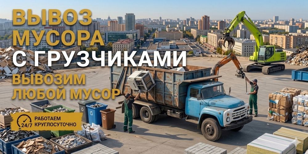 Вывоз мусора с грузчиками