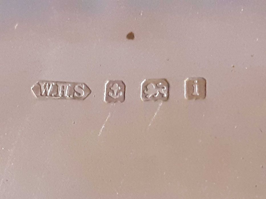 Сребърна табакера Birmingham 1908