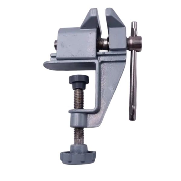 Mini menghina din fonta, prindere de masa, nicovala, 10 cm, gri