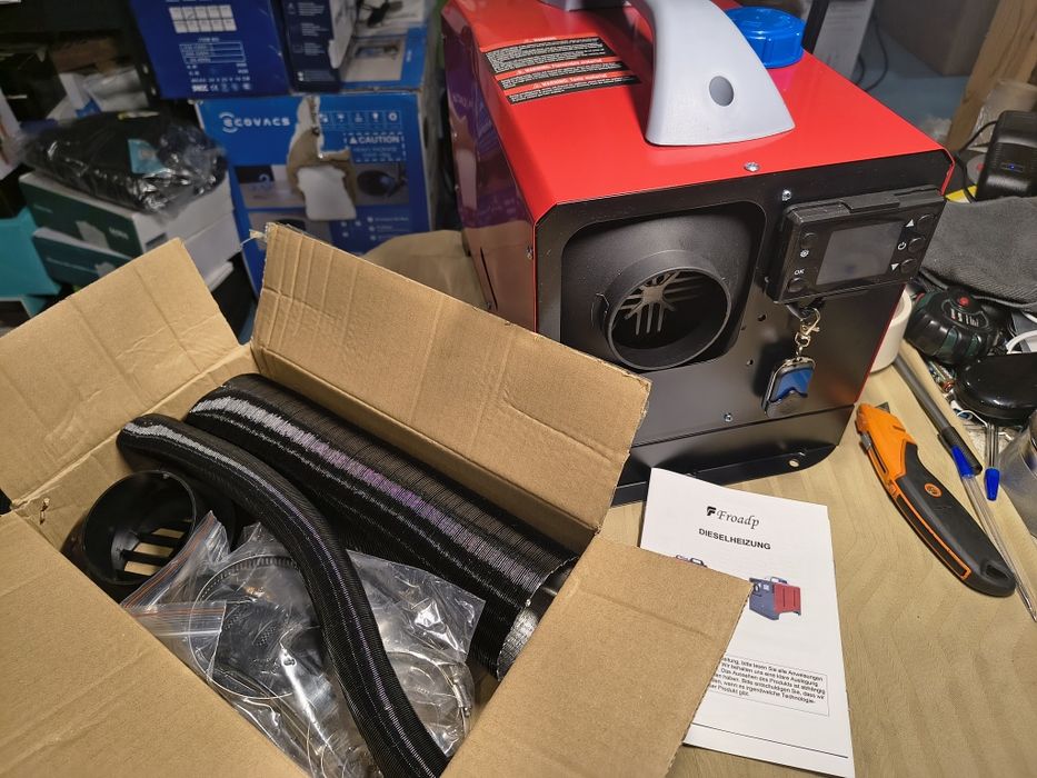 8 kW дизелов въздушен отоплител, дизелов спомагателен отоплител, въздушен дизел с LCD