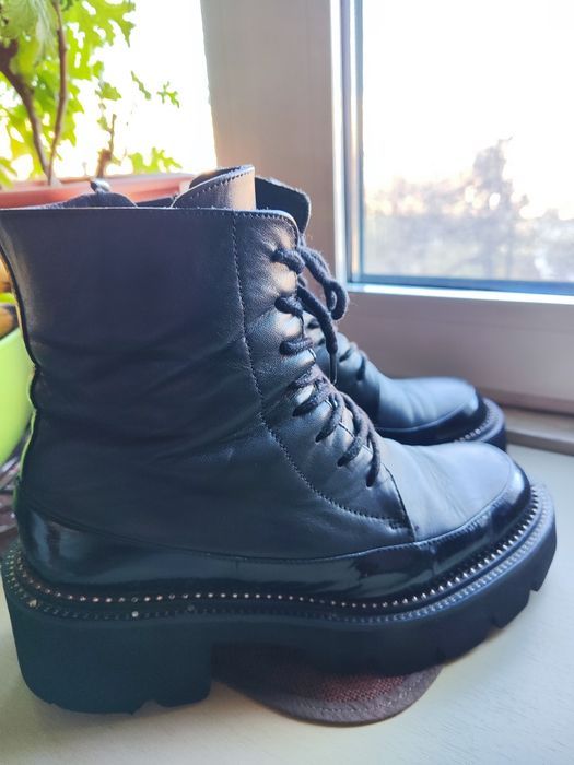 Дамски зимни боти естествена кожа Badura Fabiani