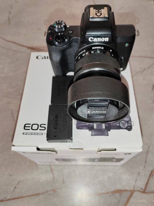 Canon eos M50 kit ef M15-45
