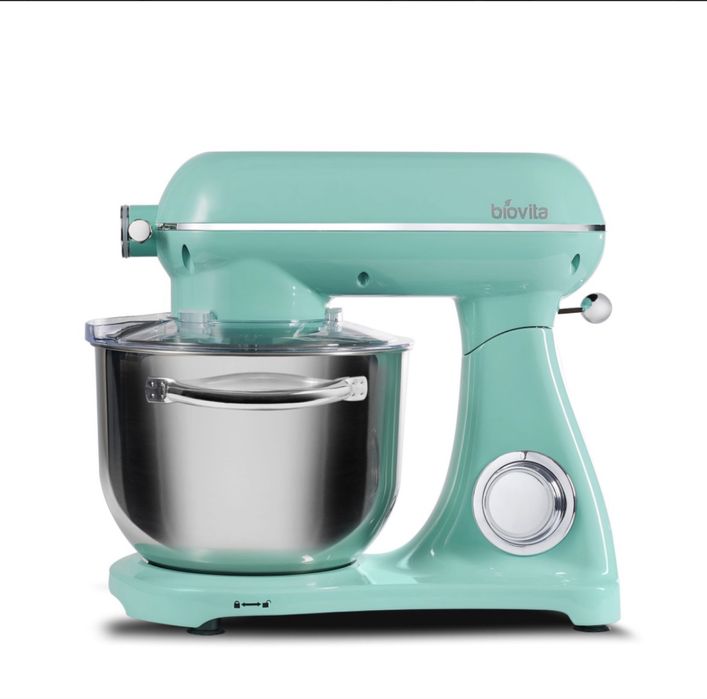 Mixer cu bol profesional 7 l din inox, albastru