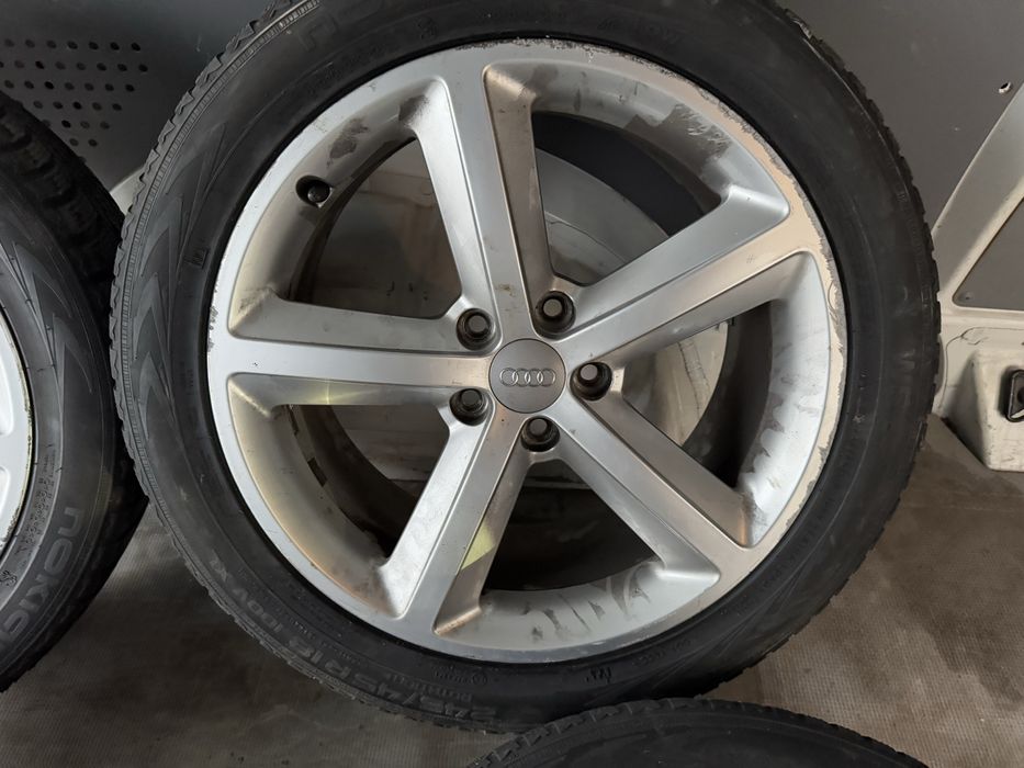 Jante Audi S line A4/A5/A6, skoda,Vw cu anvelope de vara continental!