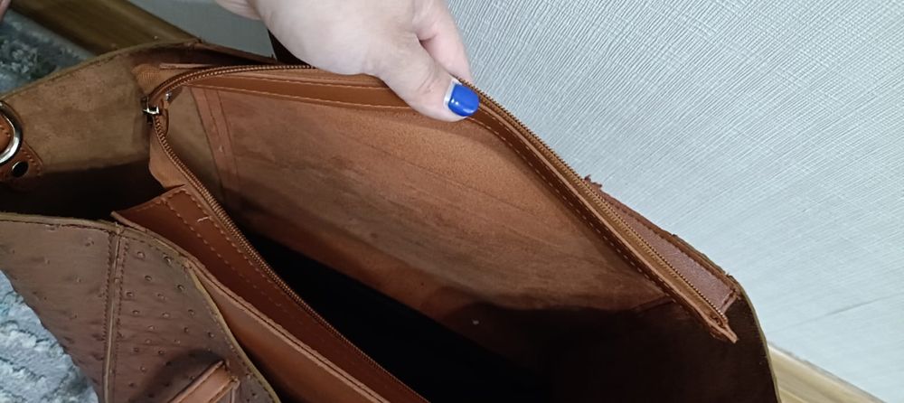 Классическая кожаная сумка