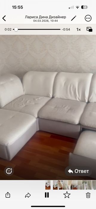 Диван раскладной со сьемными чехлами