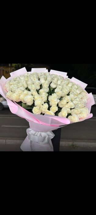 101 роза 27000тг!