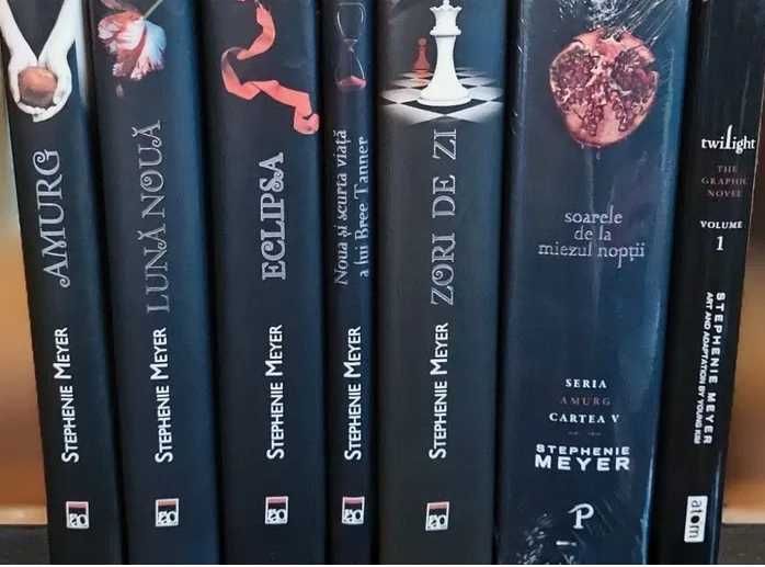 Seria completă Twilight Amurg + Graphic  Novel - 7 vol.